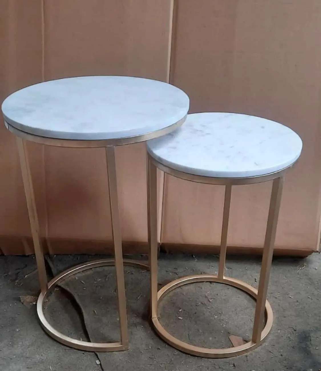 Marble Side Table Set